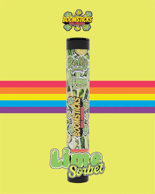 Rollz Boomsticks - 1g THCA Infused Preroll - Lime Sorbet