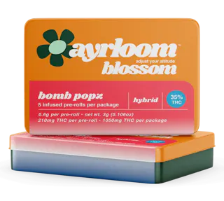 ayrloom | Bomb Popz Infused Pre-Roll | 5 Pack
