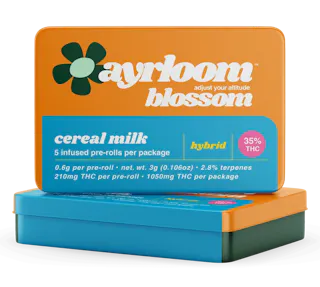ayrloom | Cereal Milk Infused Pre-Roll | 5 Pack | 3g