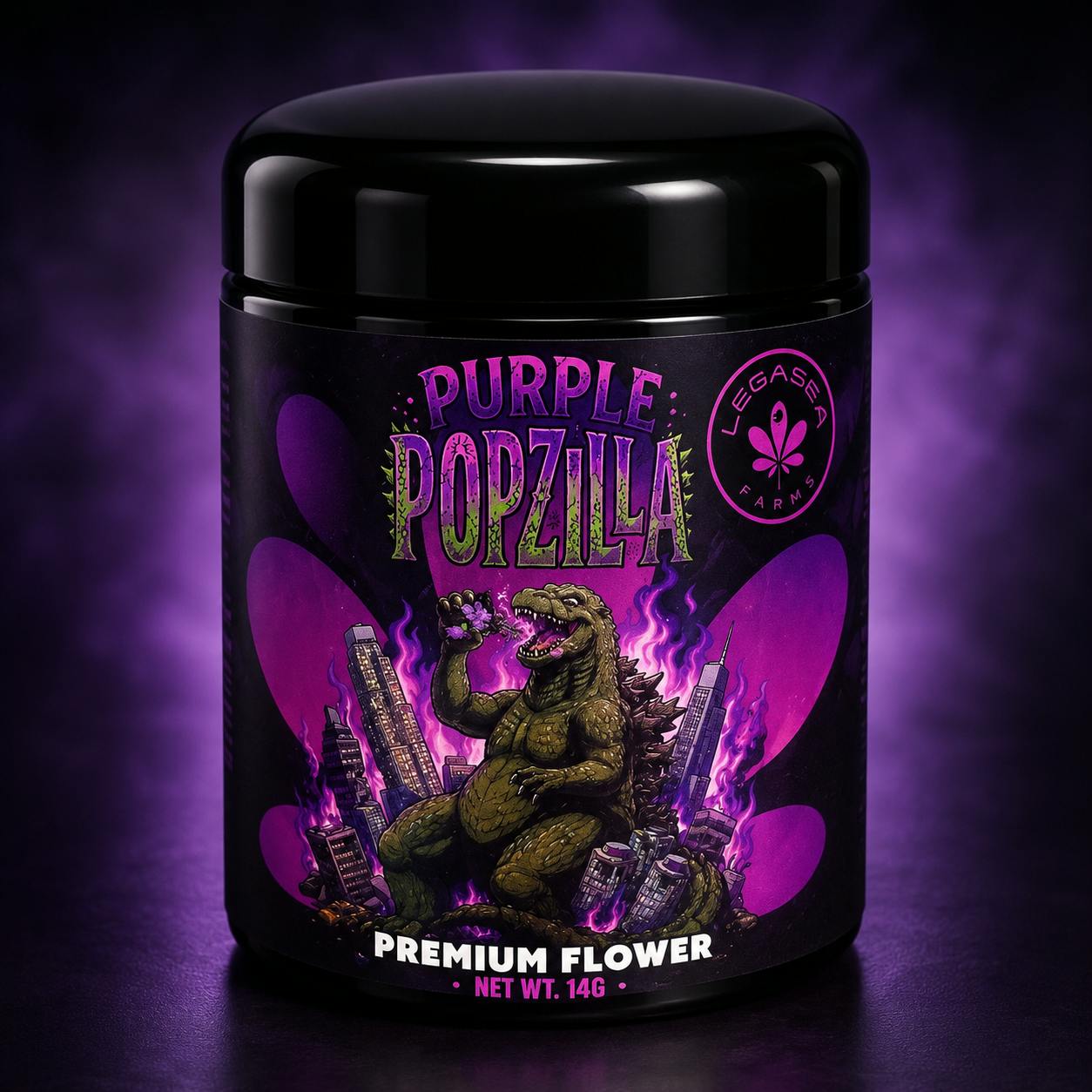 Legasea - 14g Prepack Jar - Purple Popzilla