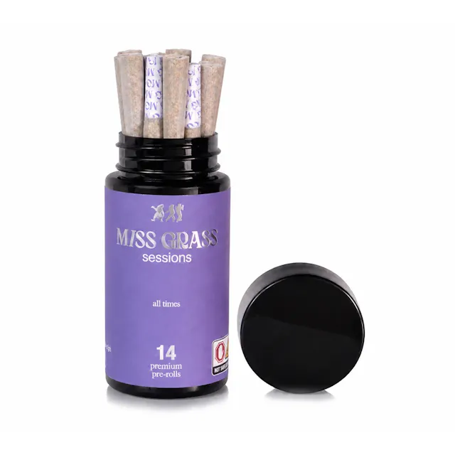Miss Grass Pre-Roll Pack All Times - Mendo Runtz 14pk/7g (hybrid, packs)