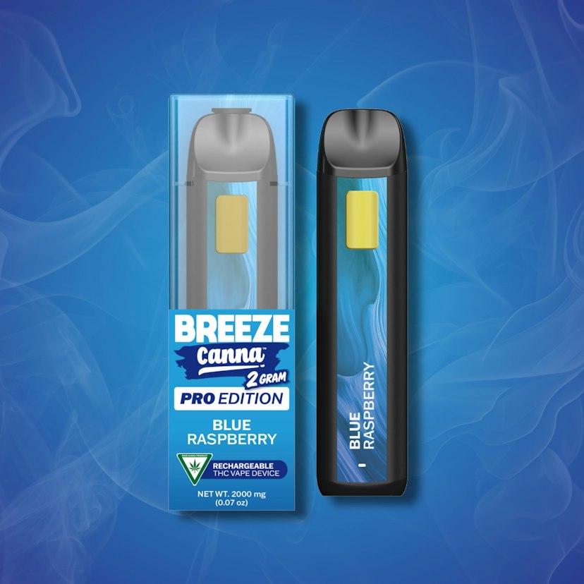 Breeze Canna Pro Disposable Vape | Blue Raspberry