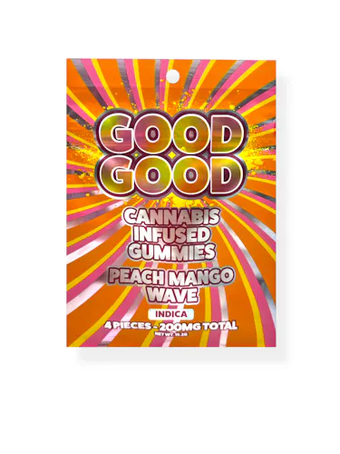 Good Good – 200mg Gummies – Peach Mango Wave-active