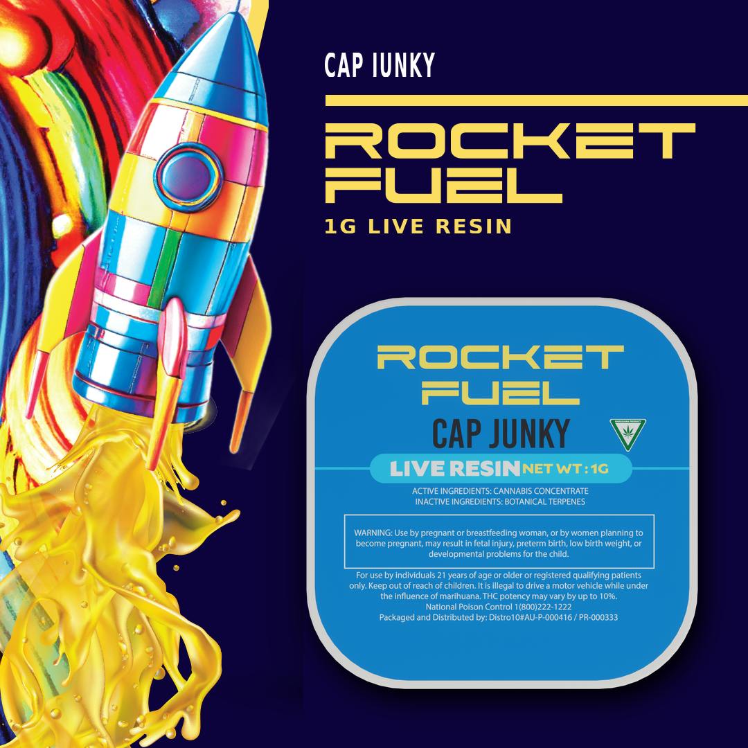 Rocket Fuel - (1g) Live Resin - Cap Junky