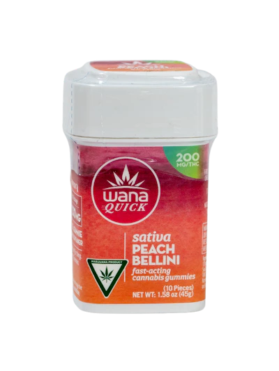 Wana - 200mg Quick Gummies - Peach Bellini