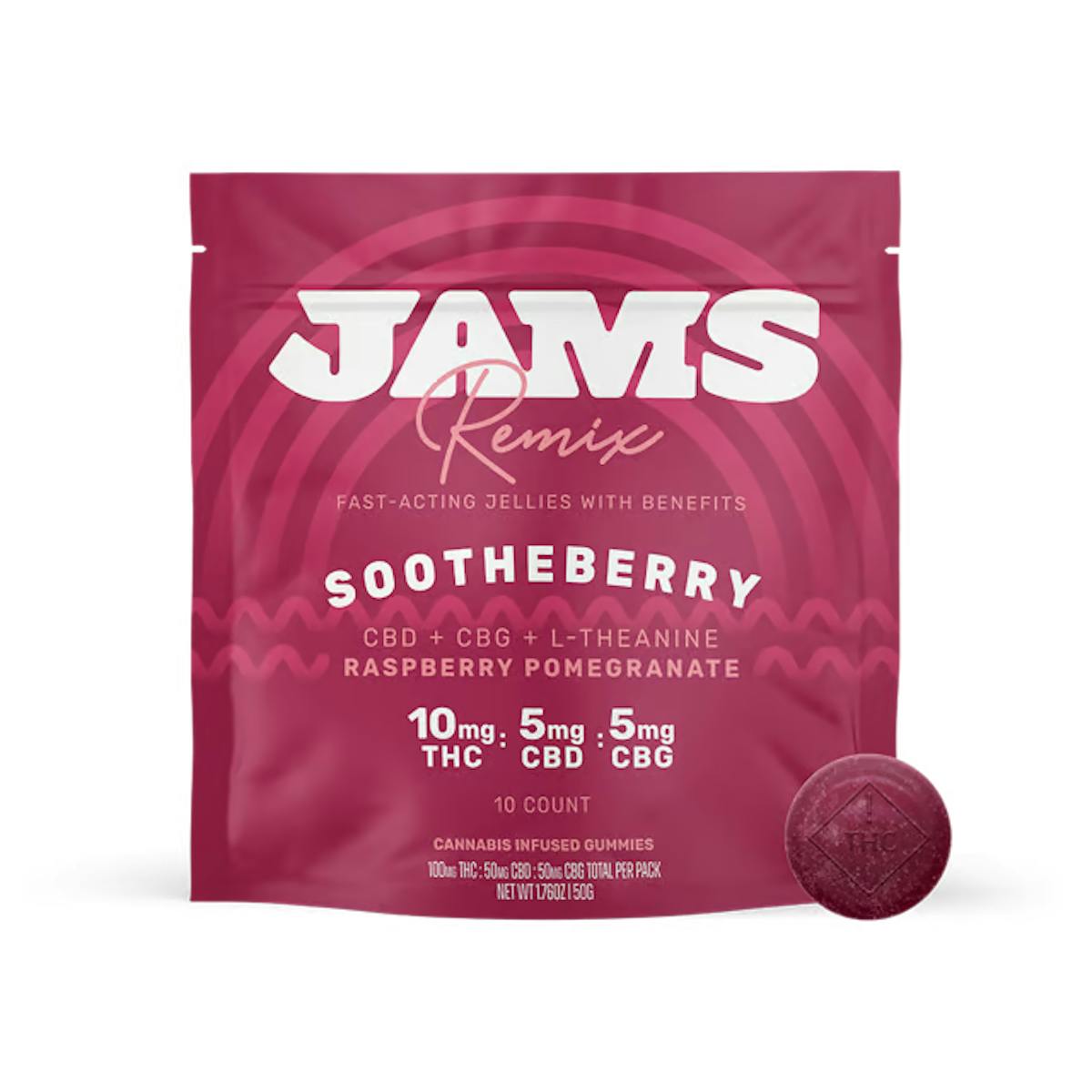 Photo of JAMS Jellies Remix | Sootheberry | 100mg