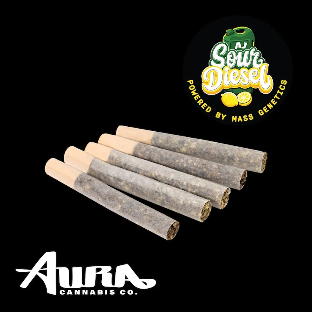 Product Aura Cannabis Co. - AJ's Sour Diesel Pre-Roll (1g)