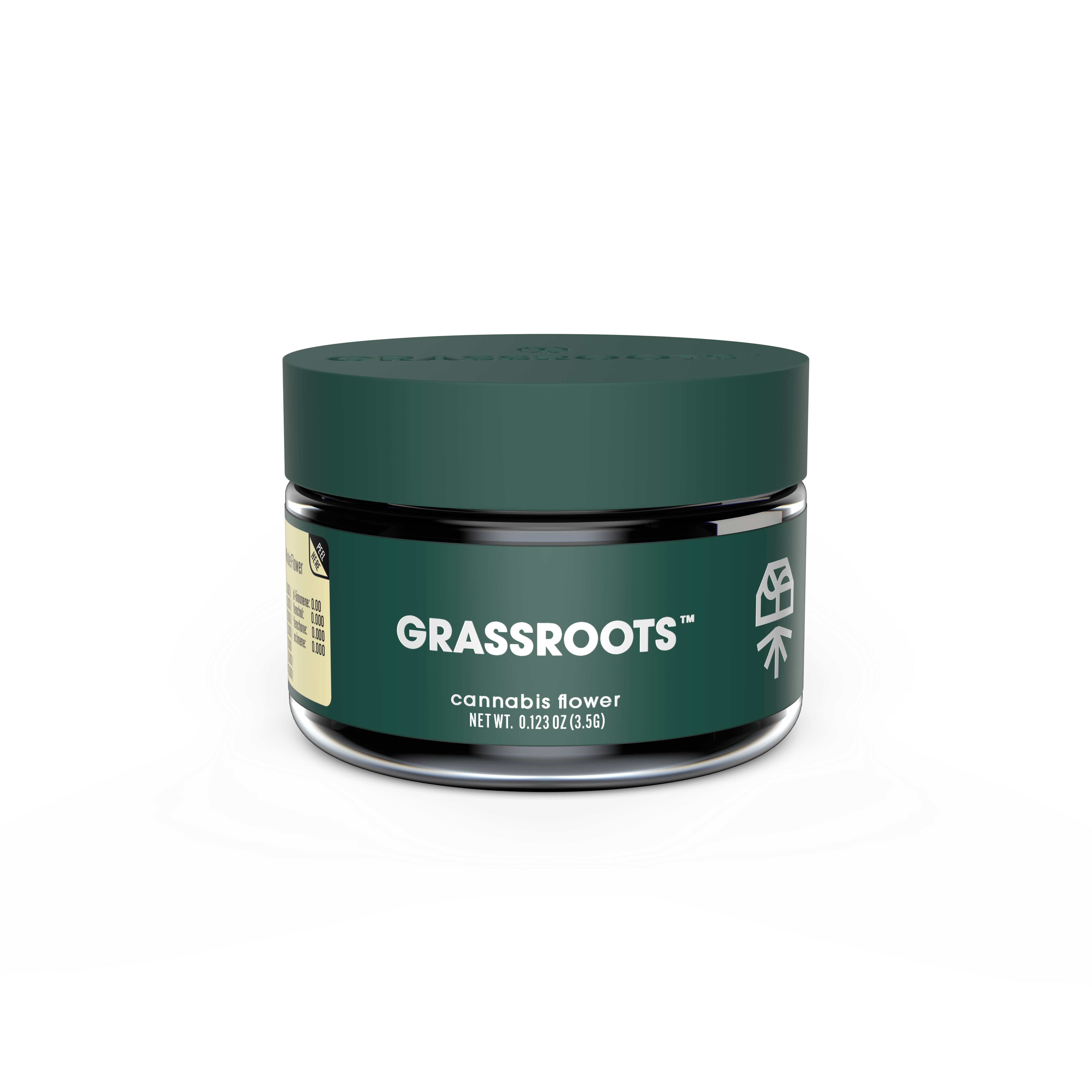 Grassroots | Atomic Breath | 3.5g 1/8oz Flower | Grassroots |