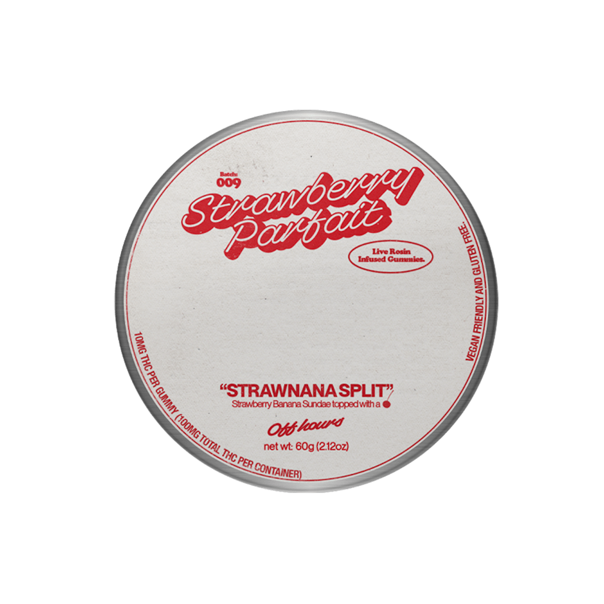 Photo of Off Hours | Edible | “STRAWNANA SPLIT ” LIVE ROSIN 100mg