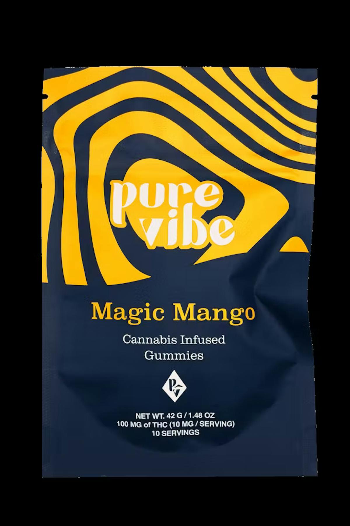 Photo of Pure Vibe Mango Infused Gummies 10pk