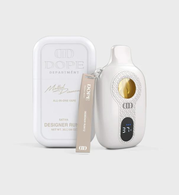Dope Department |  Melted Diamonds All-In-One Vapes - 3G - Designer Runtz