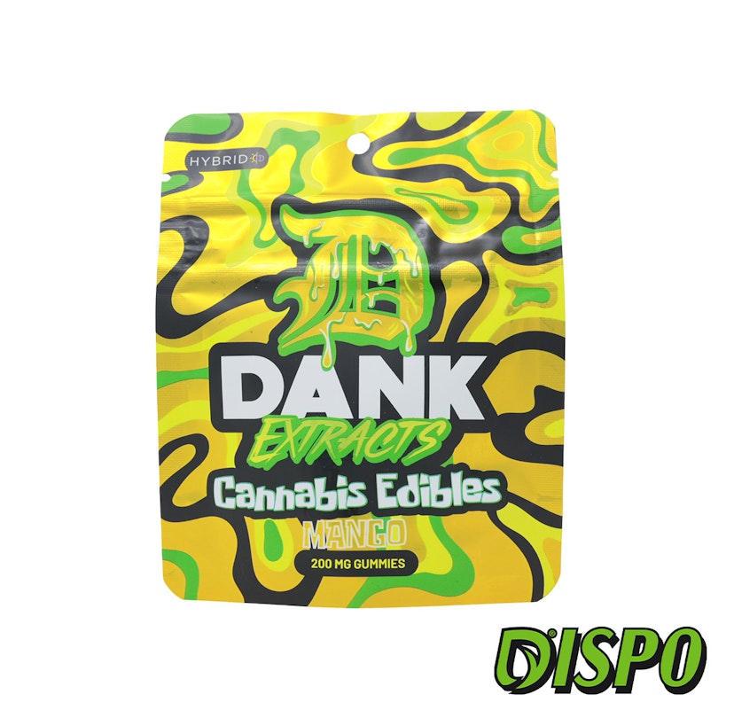 Dank Extracts - Mango 4x50mg Gummies