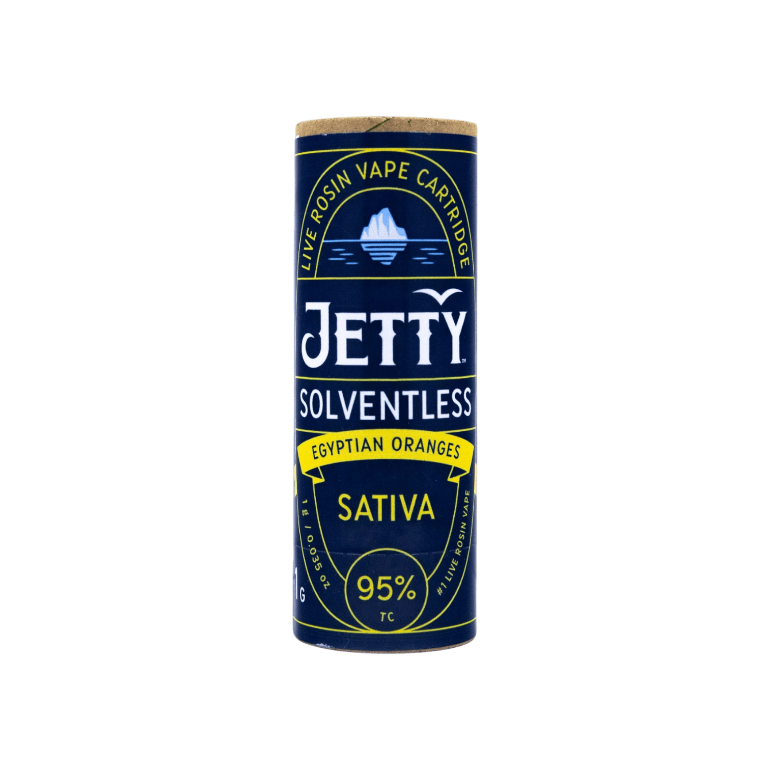 Jetty Egyptian Orange Solventless Live Rosin Cartridge - The