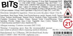 Fast Acting Pomegranate R&R THC CBN 1:1