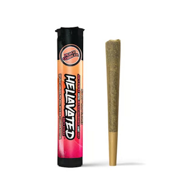 Peach Cobbler Juicy Stickz (H) - 0.75g Infused Pre Roll - Hellavated