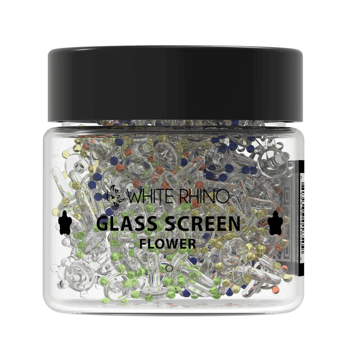 Photo of White Rhino Glass Screen-Flower Style