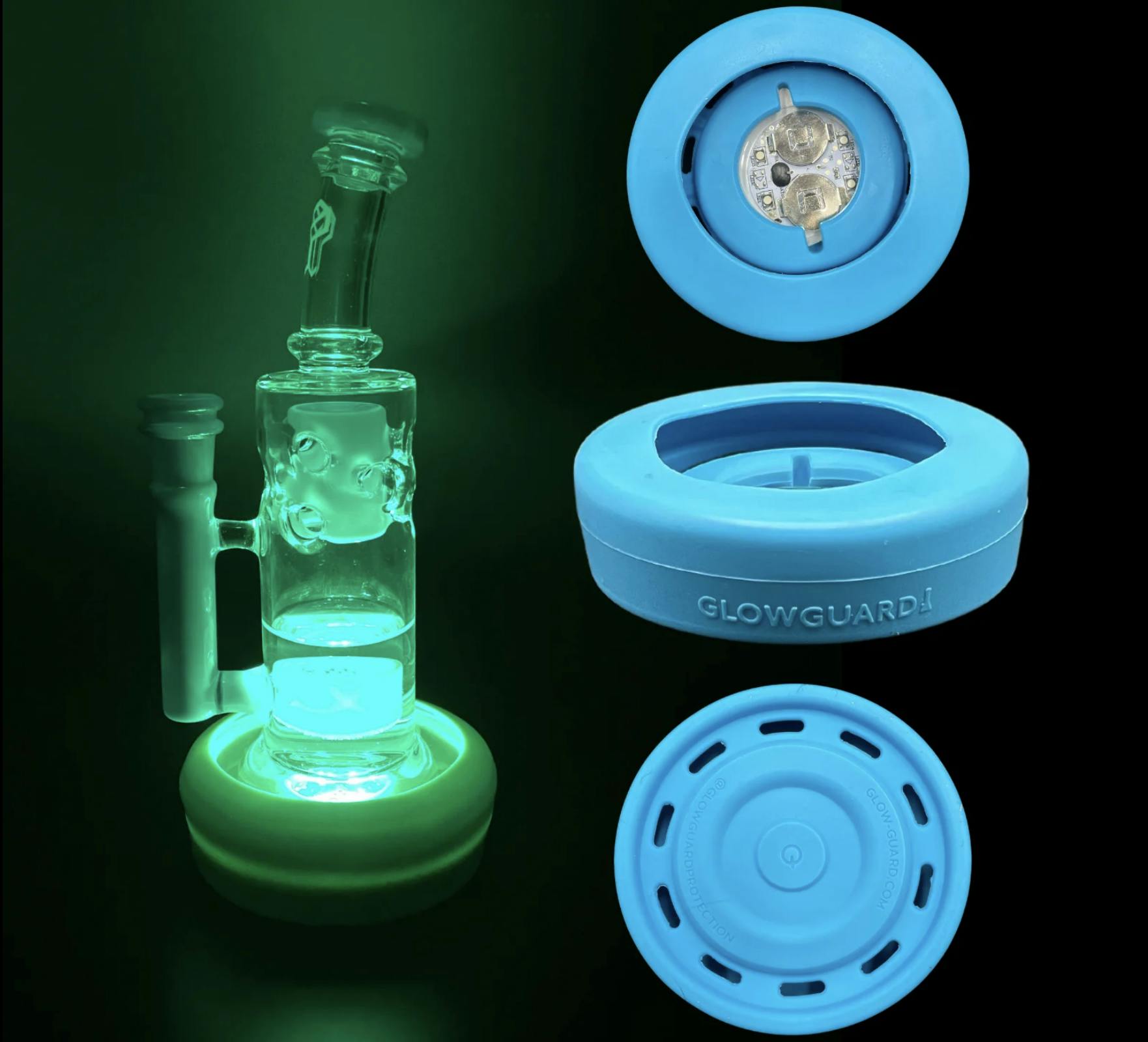 Glow Guard | Base Bumpers | Micro-USB | Small | Blue | Kasa Kana