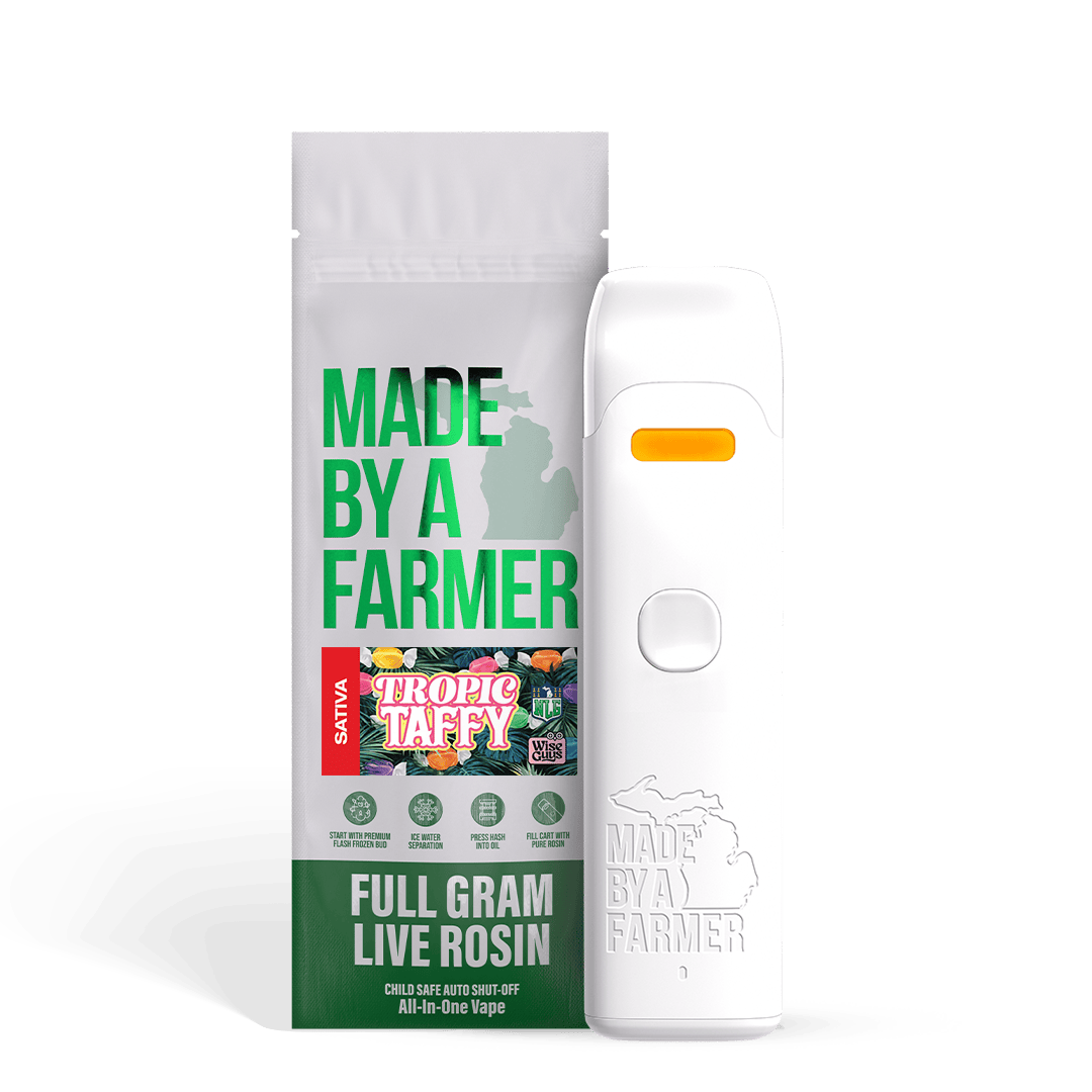 Made By A Farmer - 1g Live Rosin Disposable - Tropic Taffy