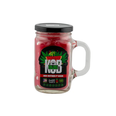 King Of Budz - Large Candle - Red Mother F*#ker