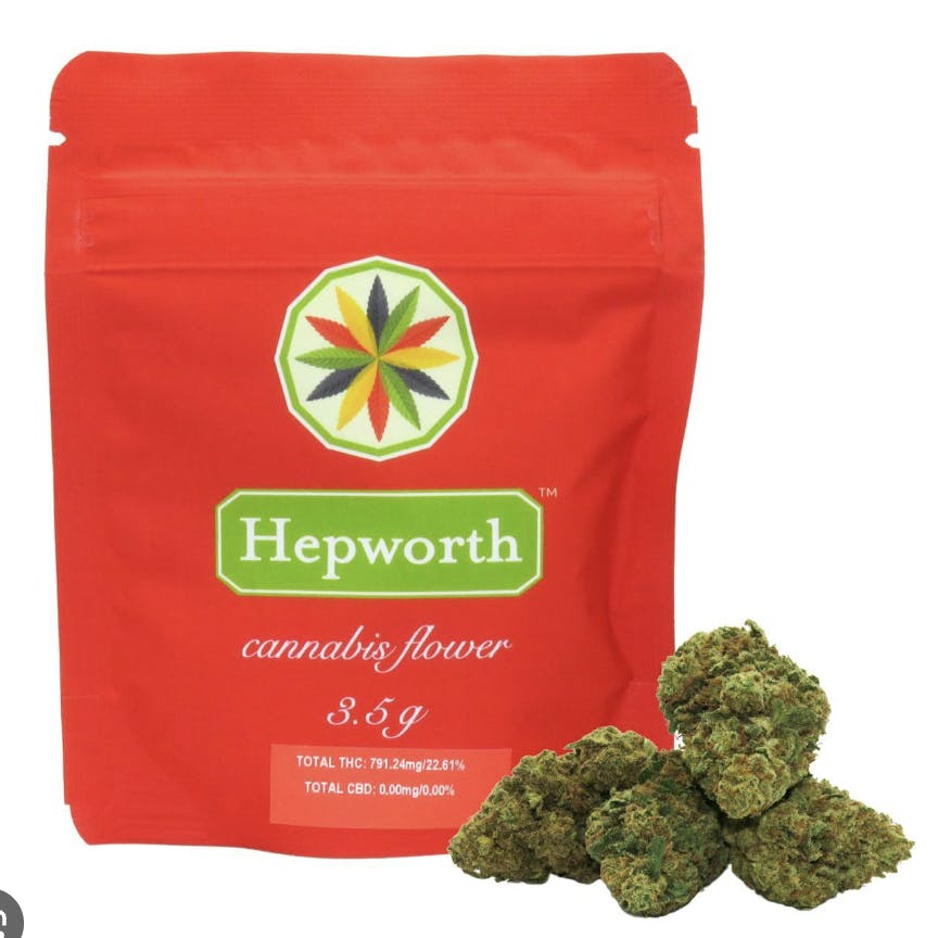 Hepworth- 3.5g Durban Poison x Soap- Sativa