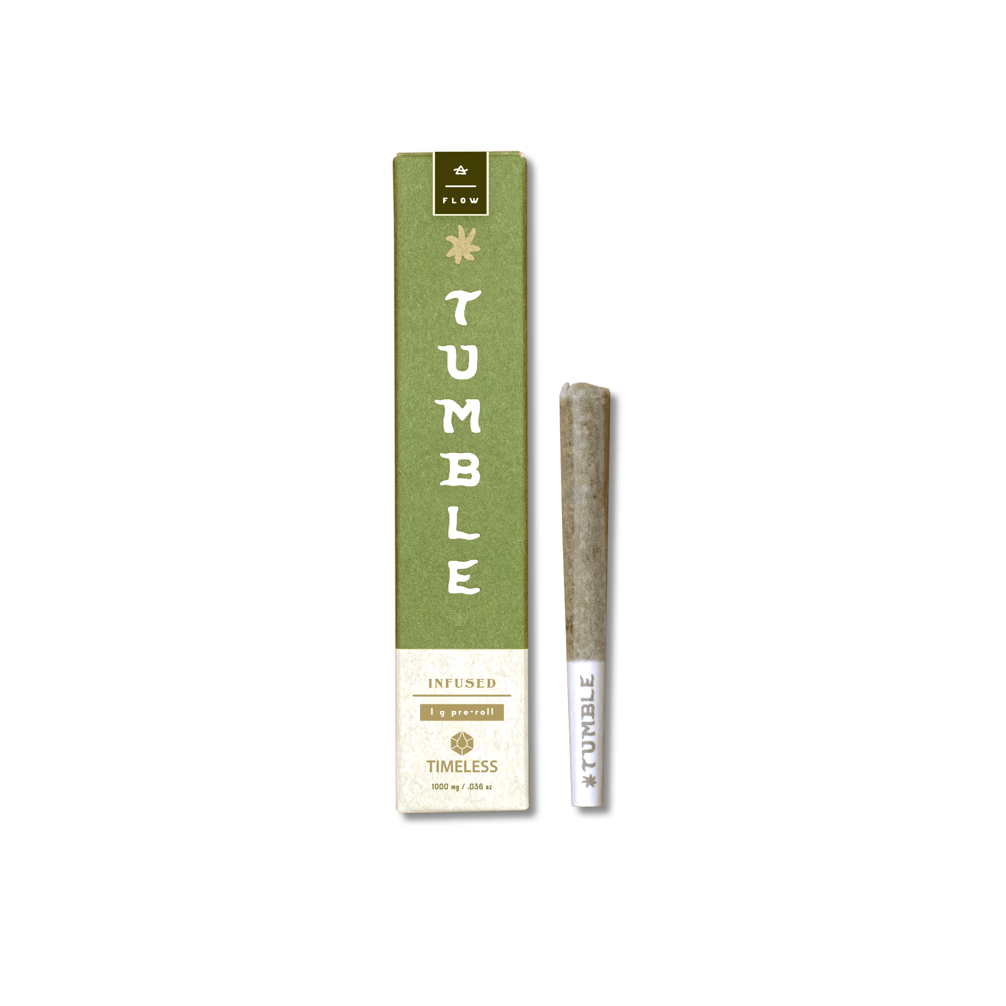 Timeless | Tumble 1g Infused Pre-Roll - Cactus Chiller Flow