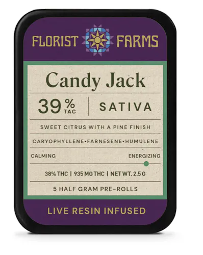 Candy Jack | Live Resin Infused Pre-Rolls | 5pk | 2.5g-1