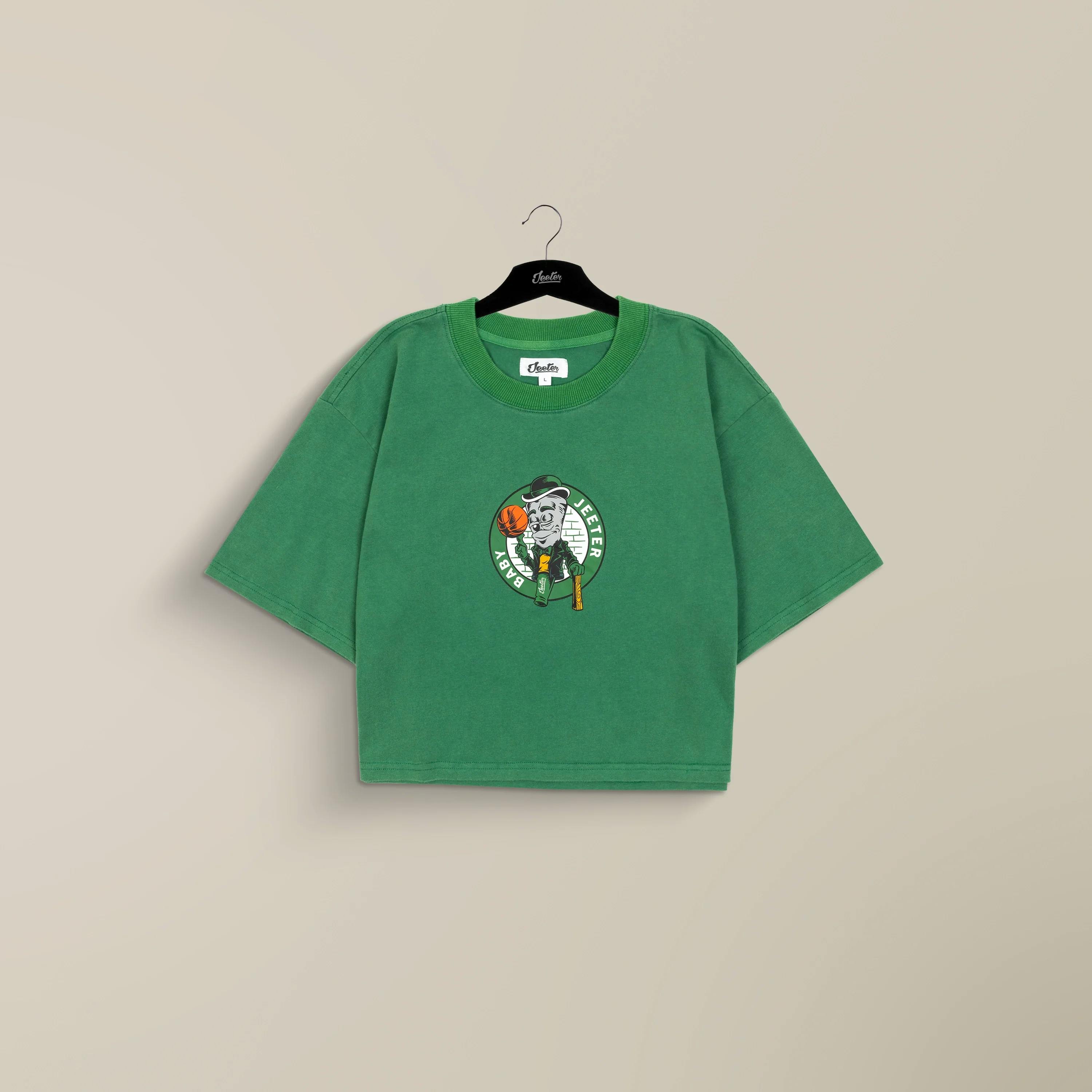 Jeeter x Celtics | Crop Tee | Green | XS