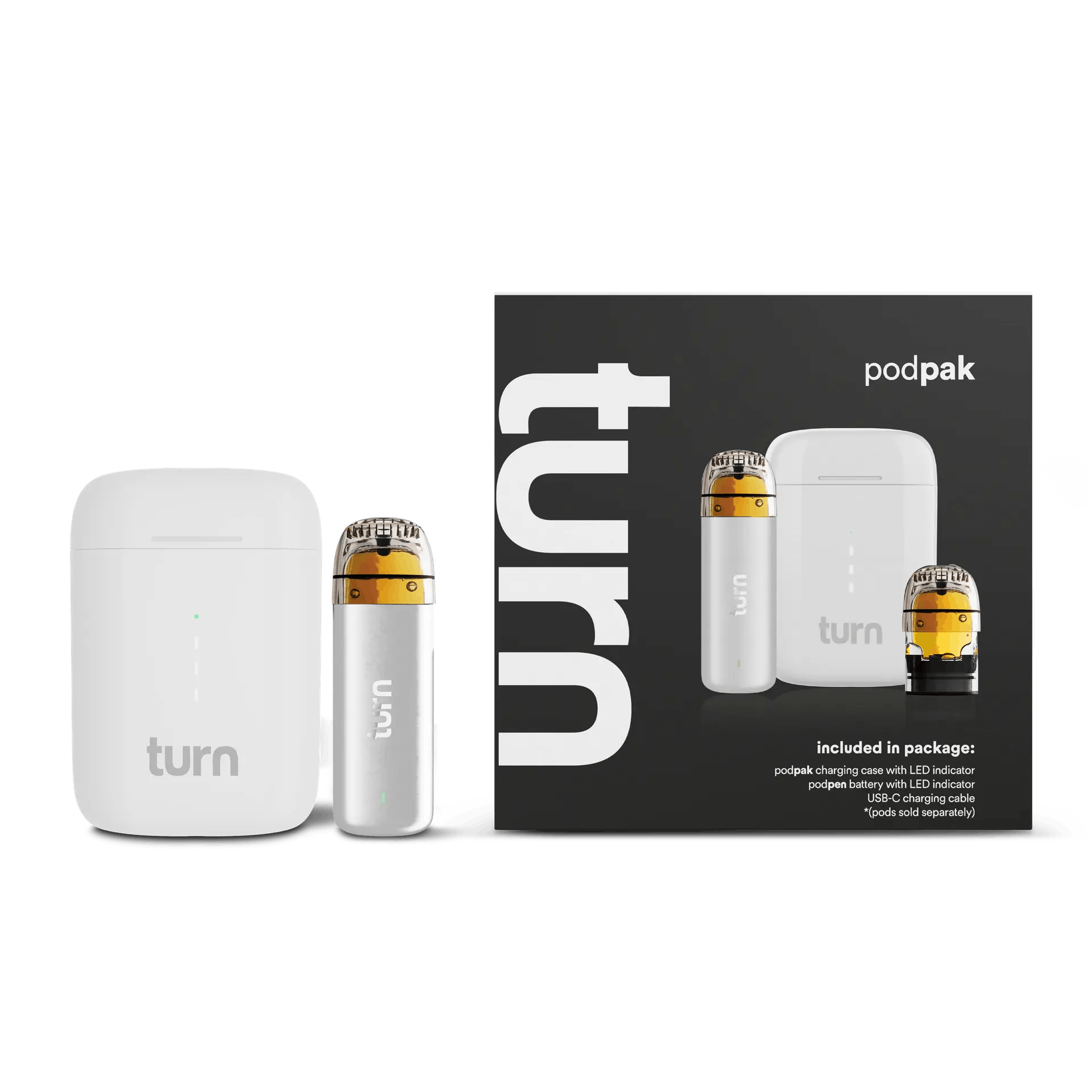 Battery | Turn | Podpak | White