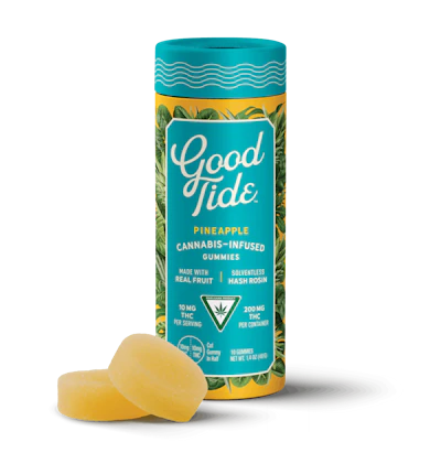 Good Tide - 200mg Hash Rosin Gummies - Pineapple (S)