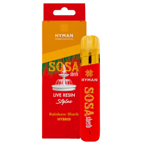 Hyman Sosa Sherb Live Resin Disposable Vape Rec-active