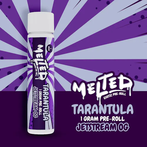 Melted – Tarantulas – 1g Preroll – Jetstream OG-active