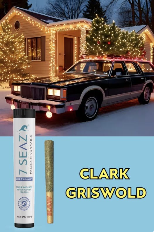 Product Infused Preroll Mini Tsunami | Clark Griswold (H) | 0.6g | 7 Seaz