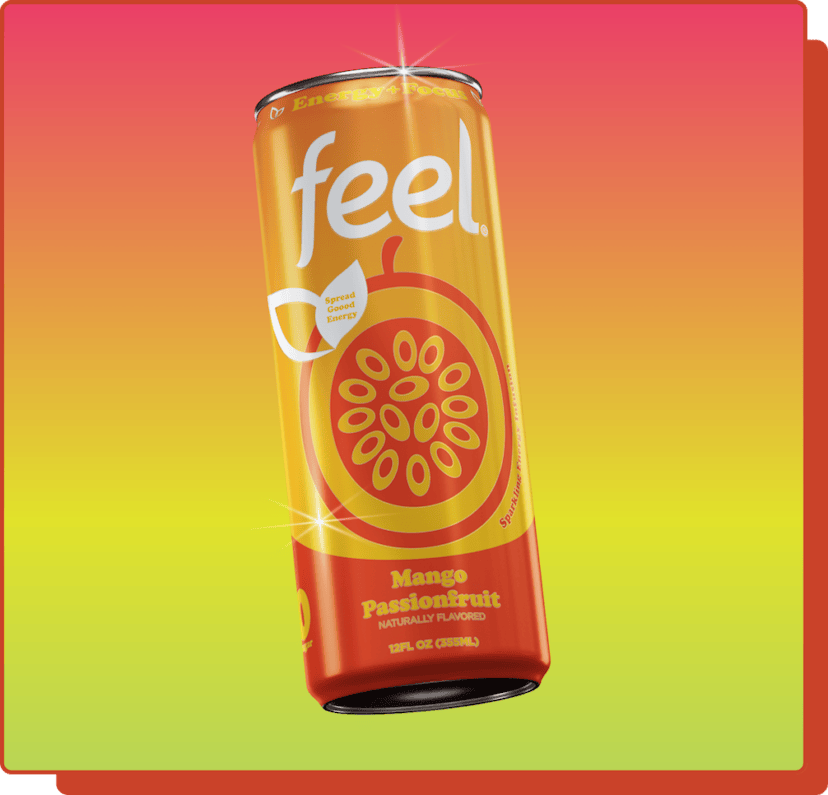 Feel Energy | 10mg Seltzer | Mango Passionfruit