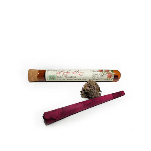 Ruby Farms | Rose Petal | Black Haze | Hybrid | Infused Pre-Roll | 1.5g-active