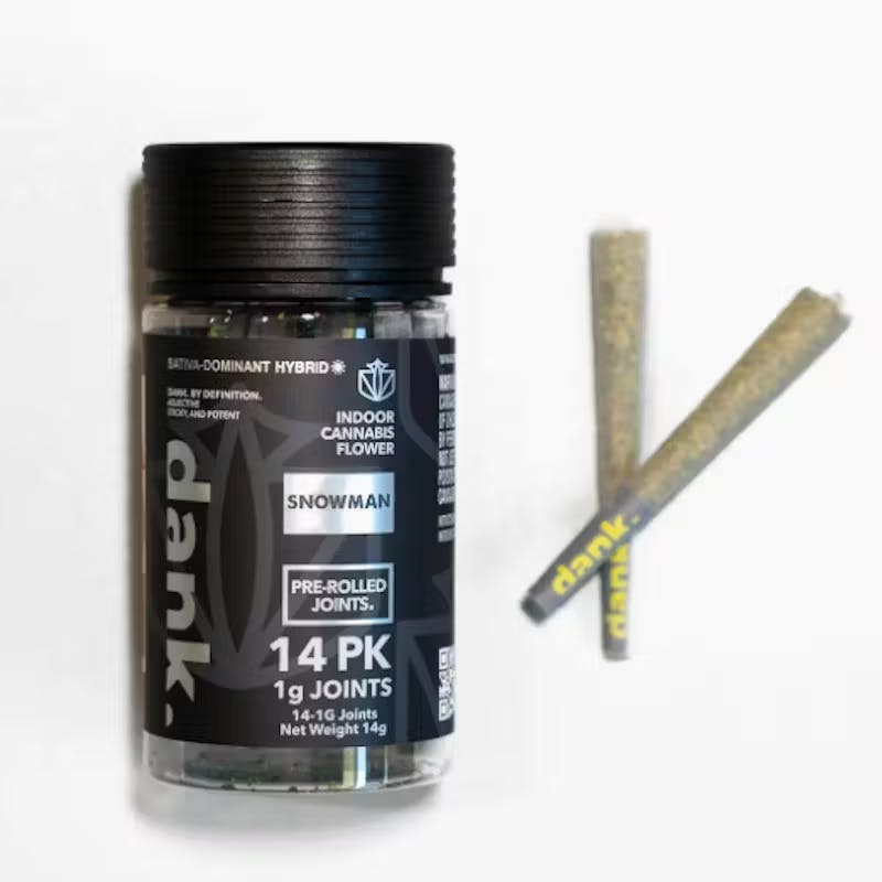 Pre-Roll | Dank | Snowman | 14ct | 14g (1per)
