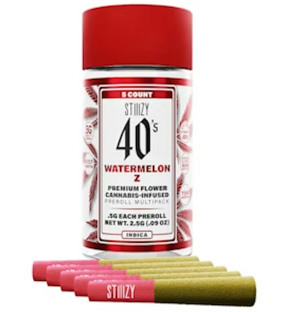 Product Infused Preroll | Watermelon Z  (I) 5pk | Stiiizy