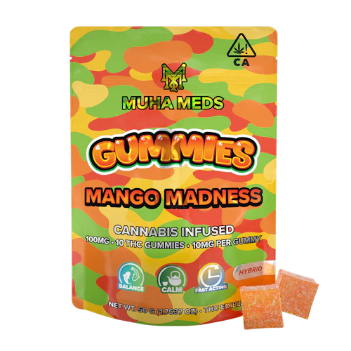 Mambas - 200mg Gummies - Mango Madness