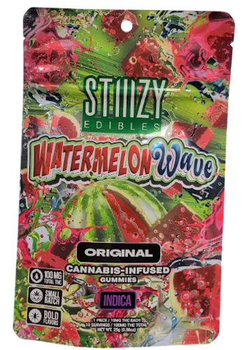 Watermelon Wave – THC Gummie 10 Pack (100mg)-active