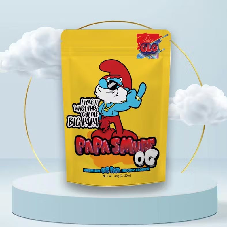Glo Farm - 3.5g Prepack - Papa Smurf OG