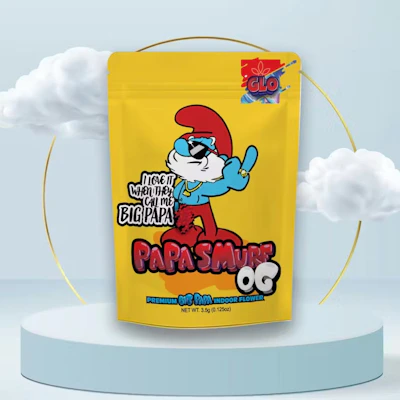 Glo Farm - 3.5g Prepack - Papa Smurf OG