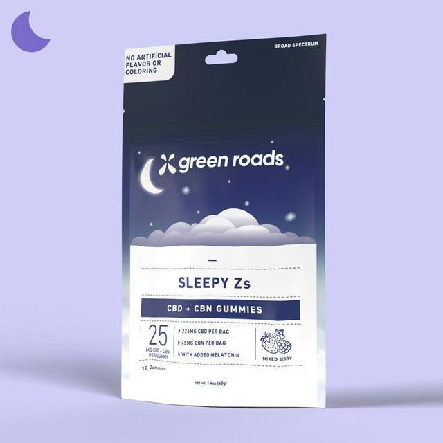 Green Roads CBD Edible Gummies Sleepy Z’s CBD + CBN