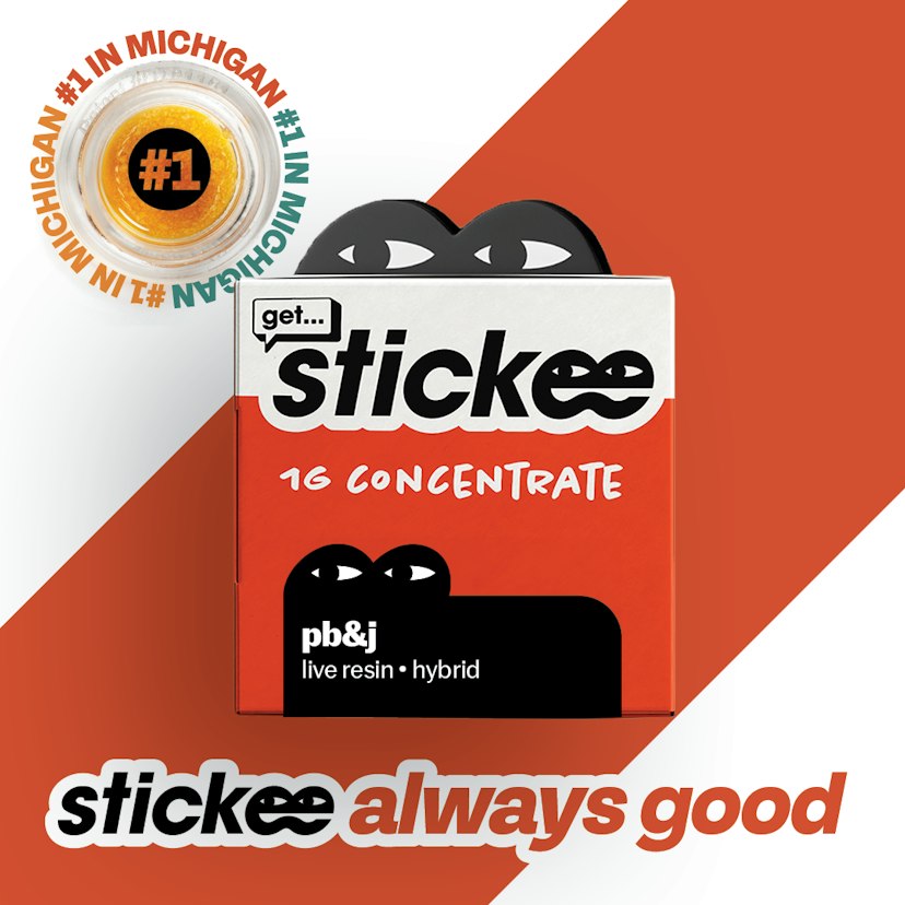 STICKEE | PB&J | Hybrid | Live Resin Concentrate | 1G