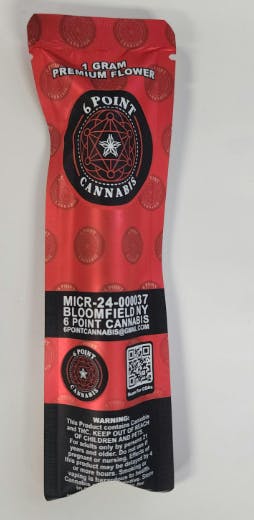 6 Point Cannabis Bruce Banner 1G Pre Roll