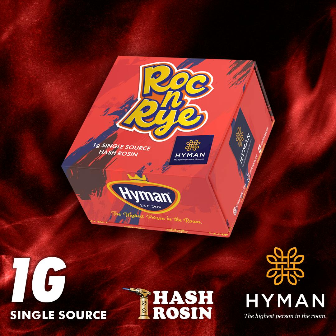 Hyman | Rock N Rye | 1G Hash Rosin