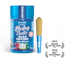 Product: Blue ZKZ | 0.5g x 5pk | Quad Infused | Jeeter