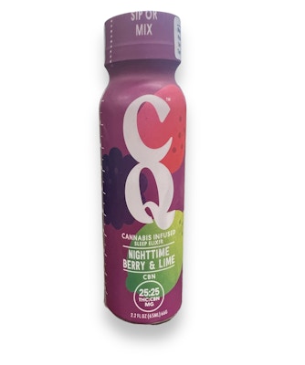 Product CoC CQ Edibles Beverages - NightTime Berry and Lime 2.2oz Shot