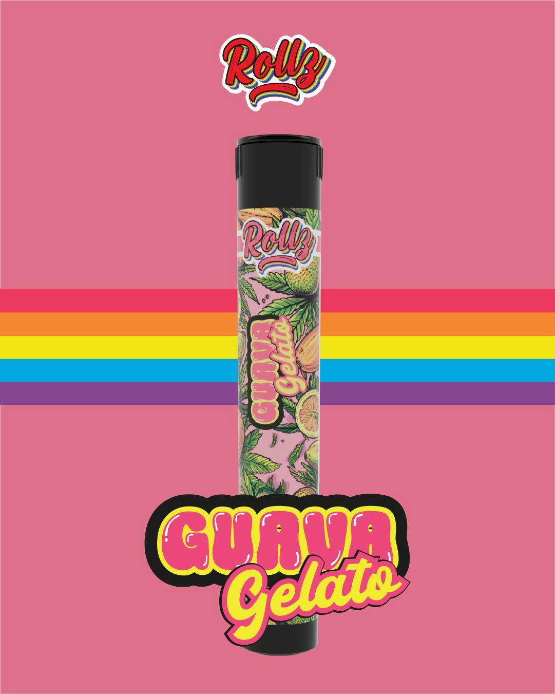 Rollz - 1g Infused Preroll - Guava Gelato