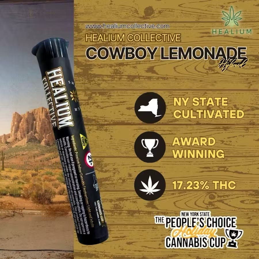 Product Healium - Cowboy Lemonade - 1g - Preroll
