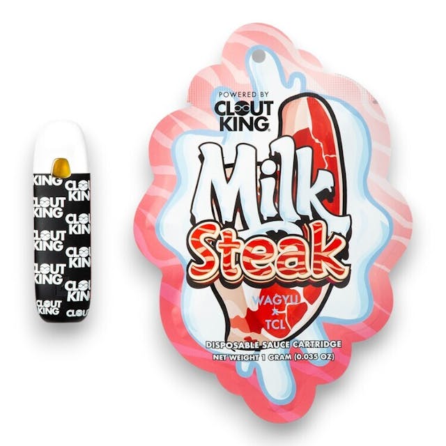 Clout King: Milk Steak - 1g Disposable