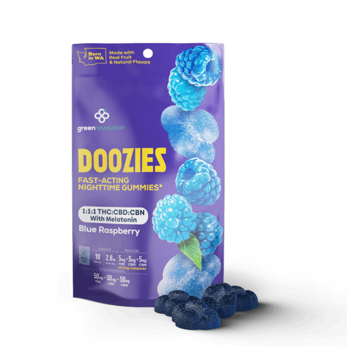 Photo of Doozies Nighttime – Blue Raspberry 1:1: ummies 10pk